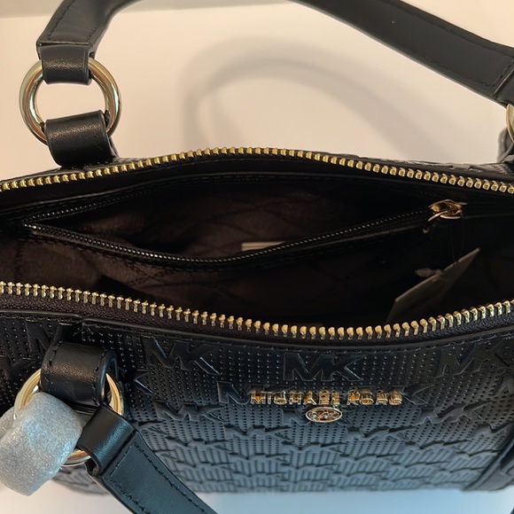 NWT MICHAEL Michael Kors Logo Sullivan Convertible Top Zip Tote - Picture 11 of 16